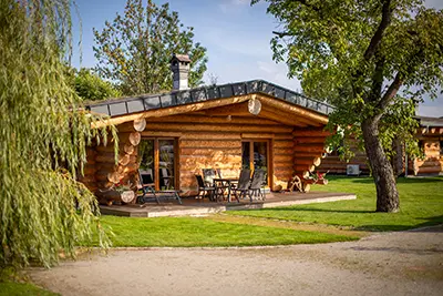 Blockhaus als Ferienanlage